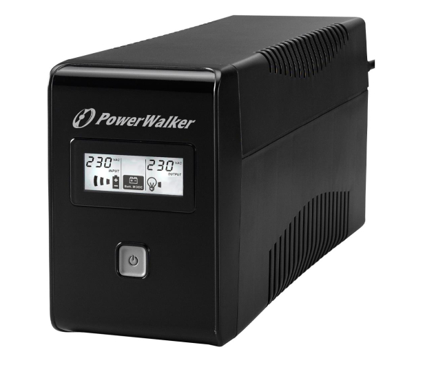 Power Walker LINE-INTERACTIVE (850VA/480W, 2x Schuko, LCD, AVR) - 544098 - zdjęcie
